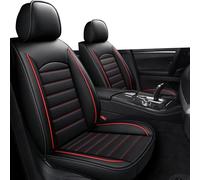 ZCCZQF Housses de Siège de Voiture pour BYD Yuan/Yuan Plus/Yuan Pro/Yuan Up, Housses de Protection pour Siège Avant de Voiture Non Slip Housses Coussins, Black and Red