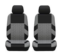 ZCCZQF Voiture Ensembles de Housses Siège pour Toyota HV Yaris RZ RC RS C-HR, Sieges Housse de Protection Confortables Respirant Interieur Accessoire,2 Seats-Grey