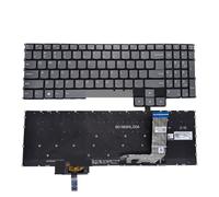 ZCDYGHU Clavier américain rétroéclairé pour ordinateur portable Lenovo LOQ 15IRH8 82XV 15aph8 16irh8 16aph8 avec rétroéclairage RGB en anglais PH5CYXBG-3T SN21K23308(US RGB Backlight)