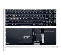 ZCDYGHU Clavier d'ordinateur Portable pour MSI pour Vector GP68HX 13V GP68 GE68 GP78 GE78 GE78HX GS77 GT77HX MS-17S1 15H1 15H2 15K1 15HK 1585 1583(White Backlight)