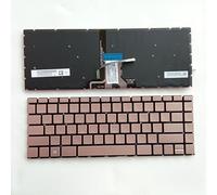 ZCDYGHU Clavier pour HP Pavilion 14-CC 14-BD 14-CB 14-DA 14-CD 14-M TPN-Q188 Q190 Q207 W125 W131 14S-DR 14-FR 14-DQ 14-FQ(RU Gold Backlit)