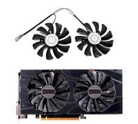ZCDYGHU Lot de 2 Ventilateurs Refroidissement pour Carte Graphique MSI P106 GTX 1060, pour GeForce GTX-1060-6GT-OC, pour INNO3D