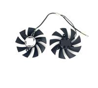 ZCDYGHU Refroidisseur de GPU GA92S2H GFY09215M12SPA 87 mm pour Zotac RTX2060 2060 Super pour Ventilateur Refroidissement Graphique Destroyer HA/HB(Black 2-Fan GFY)
