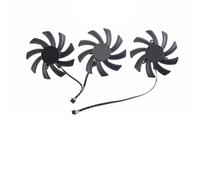 ZCDYGHU Ventilateur de Carte Graphique 87 mm T129215SU DC12 V 0,50 A pour PNY pour GeForce pour RTX 4070 4060 Ti XLR8 pour Gaming pour Verto pour Epic-X RGB(3PCS Set Fan)