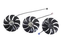 ZCDYGHU Ventilateur de Carte Graphique 87 mm T129215SU PLA09215S12H 12 V 0,55 A 4 Broches pour EVGA pour RTX 3070 3080 3090 XC3 Noir pour Ventilateur Gaming(Set)