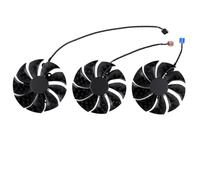 ZCDYGHU Ventilateur de Refroidissement 87 mm PLD09220S12H pour Carte Graphique EVGA GeForce RTX 3070 3080 TI 3090 FTW3 Ultra pour Gaming(Black 3-Fan)