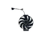 ZCDYGHU Ventilateur de Refroidissement 90 mm 6 Broches CF9010U12D T129215SU pour Carte Graphique ASUS Dual RTX 3060 TI 8G Mini V2 LHR(Black A-Fan CF)