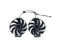 ZCDYGHU Ventilateur de Refroidissement 90 mm 6 Broches CF9010U12D T129215SU pour Carte Graphique ASUS Dual RTX 3060 TI 8G Mini V2 LHR(Black 2-Fan T12)