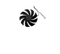 ZCDYGHU Ventilateur de Refroidissement Carte vidéo FD8015U12D RX6700XT RX6800XT pour Cartes Graphiques PowerColor RX 6700XT 6800 XT 6900XT Red Dragon(C-Fan)