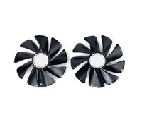 ZCDYGHU Ventilateur de Refroidissement CF1015H12D pour Carte vidéo Jeu Sapphire Radeon RX 470 480 580 570 pour Nitro Mining Edition RX580 RX480(Black 2-Fan)