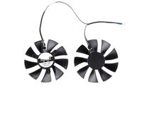 ZCDYGHU Ventilateur de Refroidissement GPU 85 mm GA91S2H 4 Broches pour ZOTAC pour Carte Graphique GTX 1060 6 Go 1070 Mini GTX1050Ti GFY09010E12SPA(Black 2-Fan 42MM)
