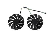 ZCDYGHU Ventilateur de Refroidissement GPU GA92S2U 4 Broches pour ZOTAC RTX 3070 Ti 3080 3090 pour Carte Graphique Trinity OC GFY09215M12SPA(Black 2-Fan)