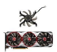 ZCDYGHU Ventilateur de Refroidissement T129215SU 0,50 A pour Carte Graphique PNY pour Manli pour GeForce GTX 1080 Ti 11 Go XLR8 pour Gaming OC(A-Fan)