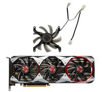ZCDYGHU Ventilateur de Refroidissement T129215SU 0,50 A pour Carte Graphique PNY pour Manli pour GeForce GTX 1080 Ti 11 Go XLR8 pour Gaming OC(C-Fan)