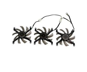 ZCDYGHU Ventilateur de Refroidissement T129215SU 0,50 A pour Carte Graphique PNY pour Manli pour GeForce GTX 1080 Ti 11 Go XLR8 pour Gaming OC(3PCS)