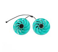 ZCDYGHU Ventilateur GPU 95MM 4 Broches FD10015M12D 0,45A adapté à la Carte Graphique Sapphire Radeon RX7600XT 7700XT 7800XT Pulse(2-Fan)