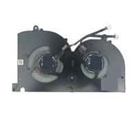 ZCDYGHU Ventilateurs de Refroidissement pour processeur et Graphique pour Ordinateur Portable MSI GS76 WS76 pour Creator 17 pour Stealth 11UE 11UG 11UH MS-17M1 17M1-CPU BS5005HS-U4Q(GPU Big)