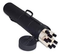 ZCED Stockage De Document Tube Plastique Extensible Poster/Art Tubes 107 à 180 Cm Réglable avec Sangle De Transport étanche Et Lumière Télescopique Housse De Transport (Noir)