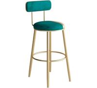 ZCEDZYSW Chaise de bar tendance, tabouret haut nordique pour restaurant, dessert, bureau (vert, taille M)