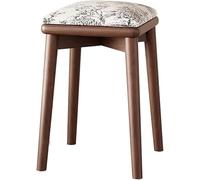 ZCEDZYSW Tabouret d'école en bois, dossier nu avec dessus carré, tabourets empilables de cuisine, tabourets de bar portables (style 4)