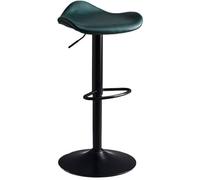 ZCEDZYSW Tabourets de bar tendance en fer avec dossier haut et pivotant - Style luxueux et moderne - Vert