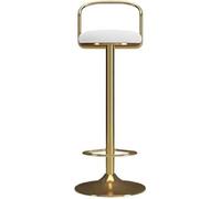 ZCEDZYSW Tabourets de comptoir 65-80 cm élévateur simple bar pivotant chaise de bureau lumière de luxe maison haut (blanc)