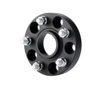 Zcera Auto Entretoises Roues pour SsangYong pour Rexton PCD | 2006-2024 5x130 CB 84.1 M14x1.5 Adaptateur Moyeu D'entretoises Roue 1 Pièce Élargisseurs Voie(Black 25mm 1PC)