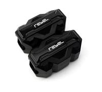 ZcerA Bloc de Pare-Chocs de Moto, Protection de Moteur, Barre de Protection, Compatible avec Rebel 1100 Rebel 500 300 250 CMX500 CMX1100 2023, Porte-clés(Length-Black)