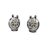ZCera phares antibrouillard Garniture Chromée Avec Couvercle Câblage Faisceau Calandre Pour Phares Antibrouillard Avant Pour Toyota Pour Sienna 2010-2017 Antibrouillard Auto(Only 9LED fog)