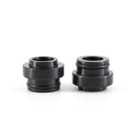 ZCera Porte-Bagages de Voiture 1 Paire D'adaptateurs De Moyeu Fourche Avant Vélo 5/9/12/15 X 100 Mm 15/20 X 110 Mm pour Porte-Bagages Toit Voiture Barres de Toit(15x110mm Adapters)