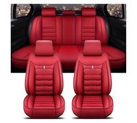 ZCera pour Jaguar Tous Les Modèles De Voitures XF pour F-Pace pour E-Pace pour I-Pace pour X-Type XE XJ XK Housse De Siège Auto Universelle Housses Siège Voiture(B-Red 5 Seat)