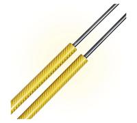 ZCera Ressorts à Gaz Hayon pour BMW Série 1 F20 2011-2019, Vérins À Gaz pour Hayon Arrière, Supports Levage, Quantité (2), Vérins Coffre avec Ressort vérin de hayon(Yellow Carbon Fiber)