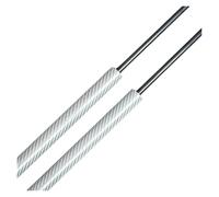 ZCera Ressorts à Gaz Hayon pour Toyota pour Verso (AR20) Wagon 2009-2018 68950-0F030 Supports Hayon Arrière Qté (2) Vérins Coffre vérin de hayon(Silver Carbon Fiber)