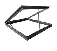 ZCFLWR Fenêtre de Toit avec télécommande, Ouverture électrique, fenêtre de Toit électrique Personnalisable pour serres, sous-sols, combles (L x l 81 x 71 cm / 32 x 28 po)