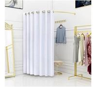 ZCFXIFGF Cabine d'essayage Mobile Magasin de vêtements Cabine d'essayage Parasol Rideau Cabine d'essayage Simple Cabine d'essayage Sol Plafond Montage cloison Rideau épaissi Cabine D'essayage Portab