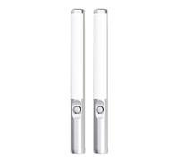 ZCGX Lumière de Placard à Del, Lumières À Détecteur de Mouvement à L'intérieur, Rechargeable par USB Veilleuse sans Fil, Lumière D'armoire Magnétique pour la Cuisine, Les Escaliers, Paquet de 2