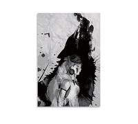 ZCHLATGDE Princesse Mononoké Poster Peinture décorative sur toile Art mural pour salon, chambre à coucher, art mural, impression d'image moderne, décoration de salle familiale, 50 x 75 cm