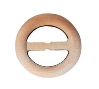 ZCHNB 10/20 pièces Intérieur 30mm Boucle de Ceinture en Bois Massif pour Dames Femmes Sangle de Sac Boucles de Taille en Bois Soie écharpe Anneau Clip T-Shirt Pinces à Cravate