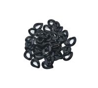 ZCHNB 23 mm * 17 mm 100/200 pièces Anneaux de Liaison Acrylique Argent Mat Or Connecteurs de Lien Acrylique Maillons de chaîne en Plastique pour la Fabrication de Bijoux chaîne de téléphone
