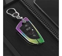 ZCHQF Coque de Clé de Voiture pour BMW F10 G20 G30 G01 G02, Portable Voiture Clé Protection Étui Telécommande Clé Protecteur Accessoires,Normal-B Colorful