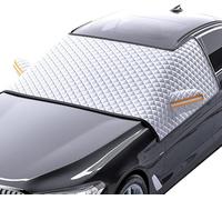 ZCHQF Couverture Pare-Brise Voitur pour Audi Q2 Q3 Q5 Q7 1995-2024, Bâche Repliable Anti Givre Neige Gel Protection Pare Brise Hiver,L 175 * 115 cm