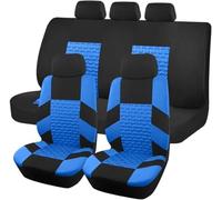ZCHQF Ensembles de Housses Siège Voiture pour Lexus RZ 450e / LX J310 J200 J100 LX 470 570 600 460, Couverture Couvre Sieges 5 Seats Housses Protection Siège Respirante,B Blue