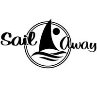 ZCHZCS Autocollant De Voiture 18,1 Cm * 9,8 Cm Sail Award Saipoir Toute La Décoration du Corps en Vinyle Sticker Car Autocollant