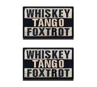 Zcketo Lot de 2 écussons tactiques brodés à crochet et boucle pour vêtements, chapeau, sac à dos, uniforme de travail, voyage, veste de motard