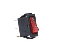 ZCKHNQOP 1 interrupteur de type bateau RS606 3 broches KCD3 grand courant 16 A avec plaque déformée à lumière rouge ZCKHNQOP