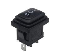ZCKHNQOP 1 pièce RS6010BK-1030041RB 21X15mm 15/10(A) 125/250VCA Interrupteur marche / arrêt de lumière 3 positions Interrupteur à bascule étanche ZCKHNQOP