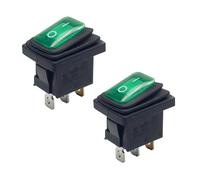 ZCKHNQOP 1 pièce RS601BK-101N011GB 21X15mm 15/10(A) 125/250VCA Interrupteur marche / arrêt de lumière 3 positions Interrupteur à bascule étanche ZCKHNQOP