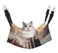 Zcmkjlg Boards On The Beach Hamac pour animal domestique, chat, furet, lit doux adapté pour animal domestique, cochon d'Inde, hamster, chaton