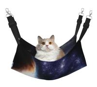 Zcmkjlg Galaxy Nature Milky Way Atmosphère planète Hamac pour animaux de compagnie chats furet Hamac doux Convient pour animal domestique cochon d'Inde Hamster Chaton