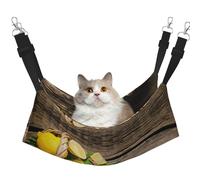 Zcmkjlg One Basket Lemons Hamac pour animal domestique, chat, furet, lit souple adapté pour animal domestique, cochon d'Inde, hamster, chaton